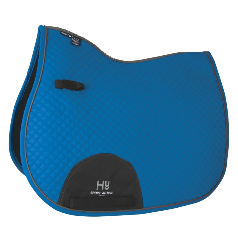 Hy Sport Active GP Saddle Pad - Jewel Blue
